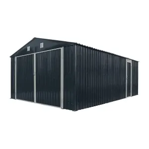 TMG StanForge-MS1320B Metal Shed Garage 13' X 20'