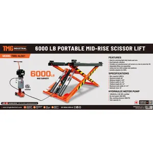 TMG StanForge-ALS61 Mid-rise scissor car lift