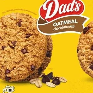 Christie Dad's Oatmeal Chocolate Chip Cookies, 54 Portion Packs, 2.05 kg