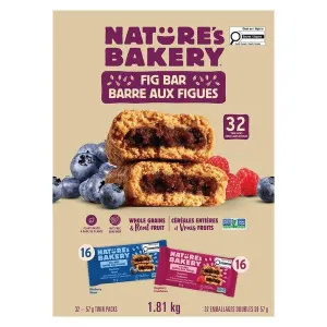 Nature’s Bakery Fig Bar, 32 Count