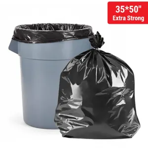 MDF Extra-Strong Black Garbage Bags, Size 35×50