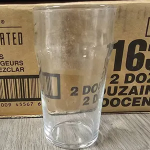 Libbey 1639 Heat-Treated 16 oz Mixing Glasses, 2 Dozen