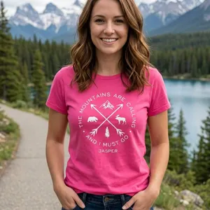 Women’s Small Short-Sleeve Cotton T-Shirt, Size XL, Pink