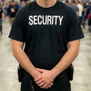Rothco Security T-Shirt, Size 2XL, Black