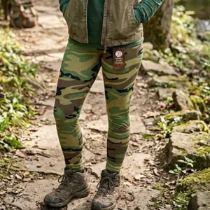 Rothco Women’s Woodland Camo Workout Leggings, Size XS