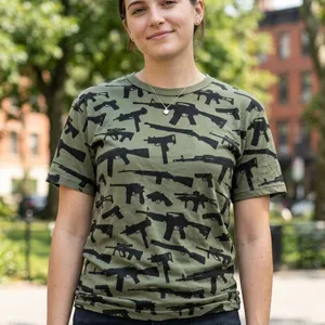 Rothco T-Shirt in Vintage OD Gun Pattern – Size Medium
