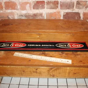 Jack and Coke Bar Mat and Bottle Step