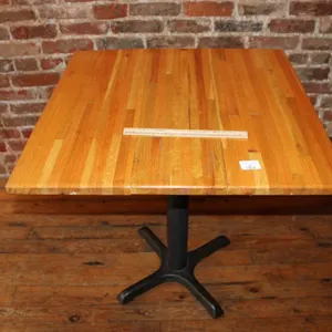 Butcher Block Diner Table, 30 x 30 x 31