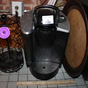 Keurig Coffee Maker, Pod Carousel, and a Serving Tray