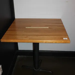 Butcher Block Diner Table, 30 x 30 x 31