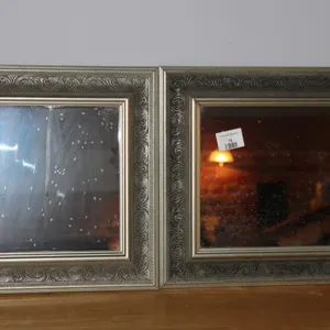 Pair of Wall Mirrors, 15 x 15 Each