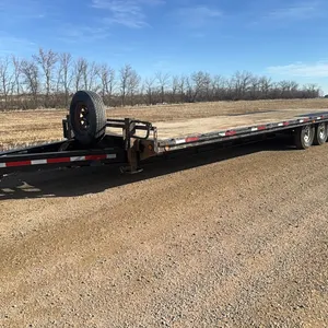 2018 PJ Pintle Hitch Flatdeck Trailer; SN.4P5F83037J1282928