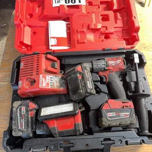 Milwaukee M18 Tool Case With Drill, Charger & Batteries