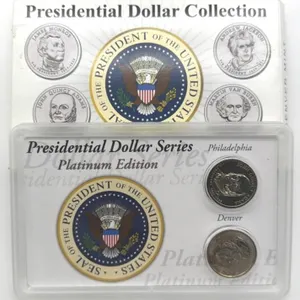 2008-P&D Platinum Edition Presidential Dollar