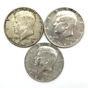 (3) 1966 Kennedy Half Dollars