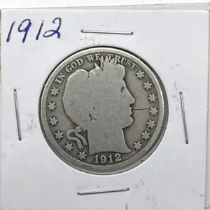 1912 Barber Half Dollar