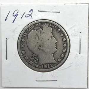 1912 Barber Half Dollar