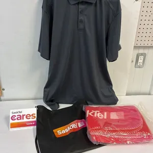 Golf shirt. Size XL. Blanket in a bag.