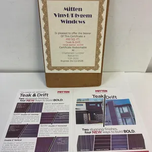 Mitten $1200 for 400 sq ft Siding Certificate
