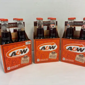 3 four packs of A&W Root Beer