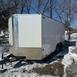 2016 Royal 8’ x 16”+ 2’ v-nose Enclosed trailer (GST 5% & PST 7% charged)**** SN. 2S9PK4311G3034799 **** Previous Owner.  William Jacobs