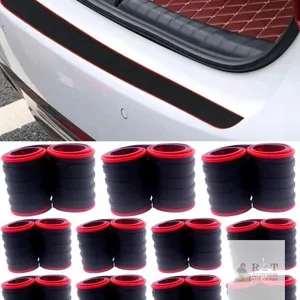 11 New Car Rear Bumper Protector Guards, Rubber Car Rear Bumper Guard with Strong Adhesive for Protecting Trunks, Universal Car Accessories Exterior F