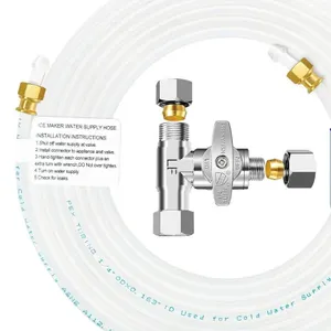 Purenat PEX Refrigerator Water Line Kit with Valve - Model PUREUS-RWLK02