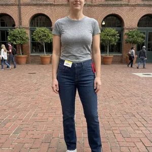 Lucky Brand Mid Rise Straight Jeans, Size 6/28