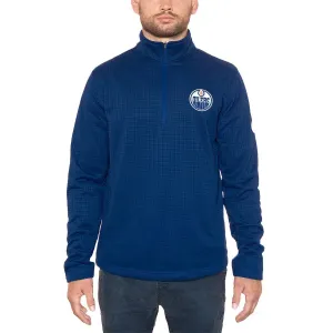 NHL Men's 1/4 Zip - Edmonton Oilers, Size XXL