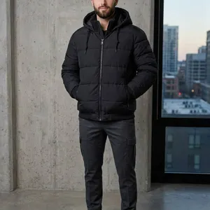 Kenneth Cole New York Black Puffer Jacket – XXL