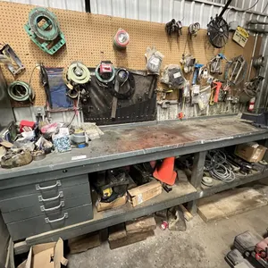 12' Workbench w/ Vise & Contents
 UNRESERVED