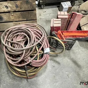 Crate of Emergency Flare Kits & Assorted Hoses
 UNRESERVED