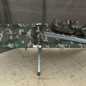 Camouflage Patterned Foldable Camping Cot