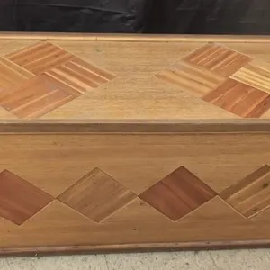 Vintage Wooden Hope Chest. 41.5"x18.25"x19"