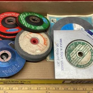 Tray of Asst. Grinding Wheels/Stones.