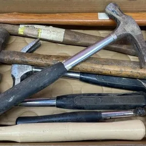 Tray of Hammers. Much Smarter Than a Bag of