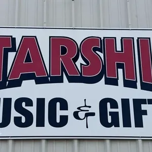 Starship Music & Gifts Sign 4ft x 8ft