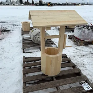 ROUGH SPRUCE WISHING WELL PLANTER