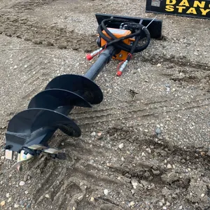 Mini Skid Post Hole Auger Attachment