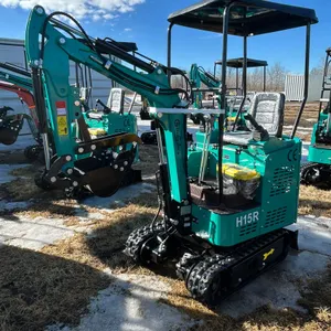 2026 UNUSED CFG H15R MINI EXCAVATOR 420CC GAS ENGINE, 8.6KW, 15IN BUCKET, 4FT LONG TRACKS, 6IN WIDE TRACKS, 38.5IN WIDE BASE, HYDRAULIC BOOM & BUCKET 