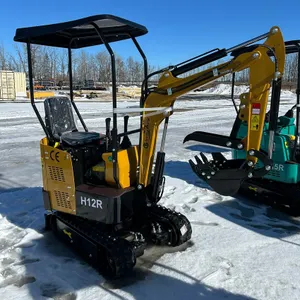 2026 UNUSED CFG H12R MINI EXCAVATOR 420CC GAS ENGINE WITH EPA, 14IN BUCKET, 4FT LONG TRACKS, 36.5IN WIDE BASE, 6IN WIDE TRACKS, HYDRAULIC BOOM & BUCKE