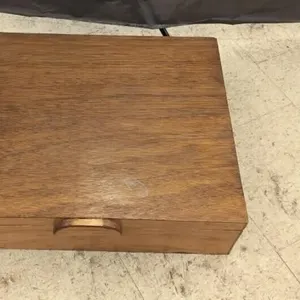 Wooden Box with Wheels. 23.5"x19"6.5"