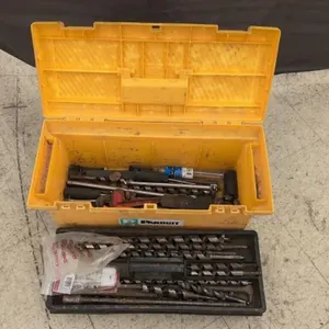 Rubbermaid Toolbox with Assorted Tools. Vintage