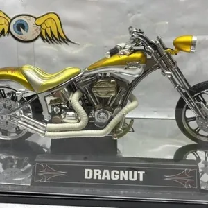 Von Dutch Dragnut Diecast Motorcycle in Display