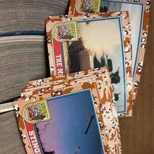 1991 Topps Desert Storm Trading Card box lot