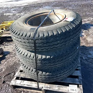 3 - 10.00X20 SMOOTH TIRES MOUNTED ON DAYTON WHEELS