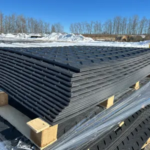 IRGPM GROUND PROTECTION MAT GROUND PROTECTION MATS 4FT(W)X8FT(L) X 1/2" DIAMOND PLATED/SMOOTHPLATE TREAD DESIGN, CRUSH RATING:240 PSL  (TIMES THE MONE