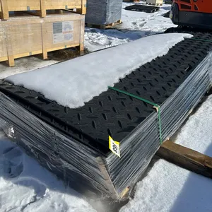 IRGPM GROUND PROTECTION MAT GROUND PROTECTION MATS 4FT(W)X8FT(L) X 1/2" DIAMOND PLATED/SMOOTHPLATE TREAD DESIGN, CRUSH RATING:240 PSL  (TIMES THE MONE