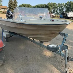 15' Vanguard Boat w/homemade utility trailer, VIN: N/A, H201, Owner: Shane A Burt, Seller: Fraser Auction ____________________ **Keys and TOD in offic