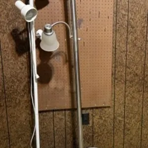 2  Fans, 2 Floor Lights, Desk Lamp